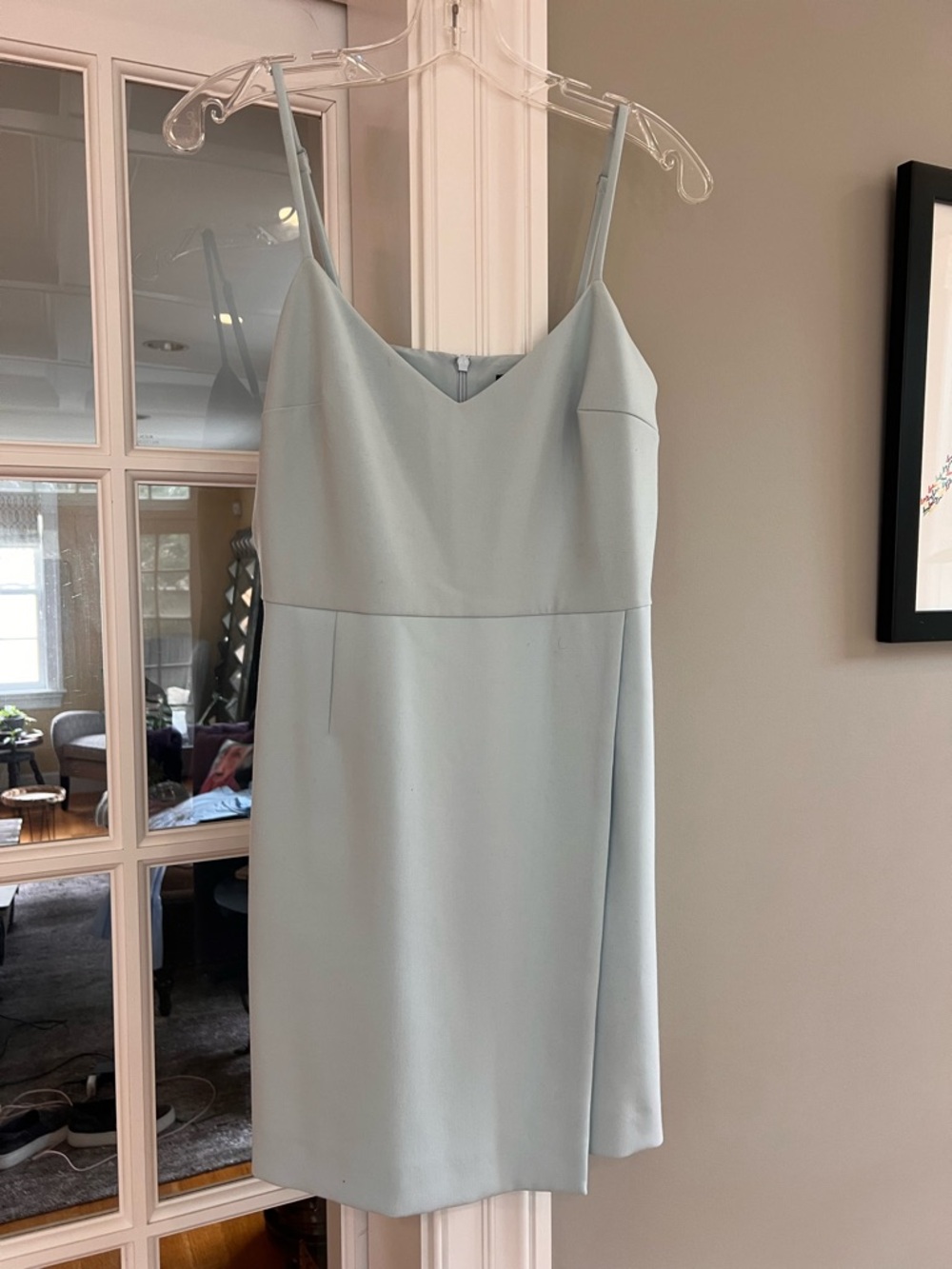 French Connection Pale Blue Spaghetti Strap Slip Dress